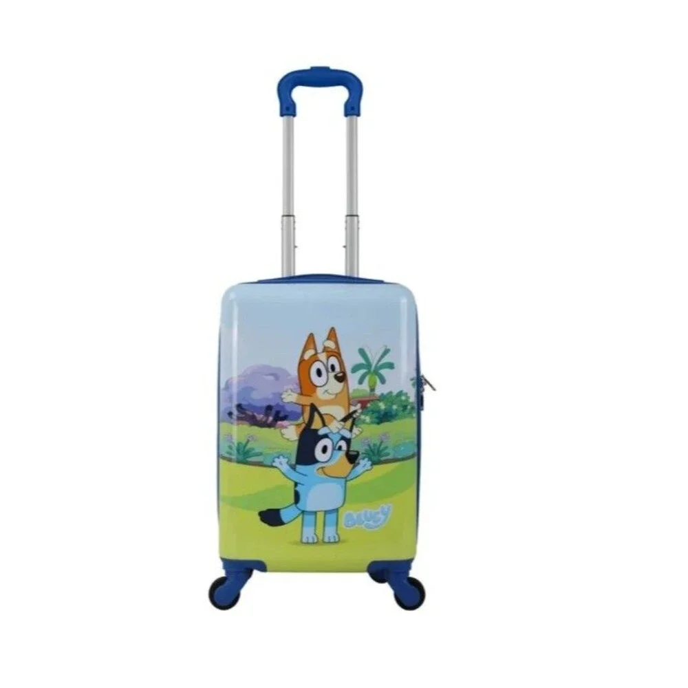 Bluey Kids Licensed Carry-on & Backpack Luggage Set